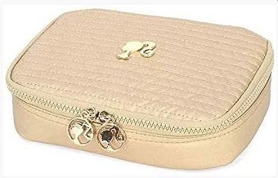 Estojo Box Barbie Ouro - Luxcel