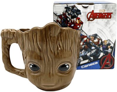 Caneca 350ml Formato 3d Baby Groot - Zona