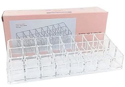 Organizador Acrilico 22x9cm Maquiagem - Dmais