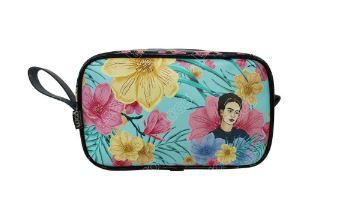 Necessaire Vivo Estampa Frida Kahlo Tiffany - Logo