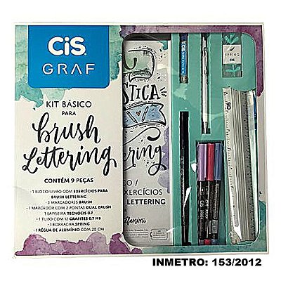 Kit Bloco Lettering C/9 Pecas - Cis