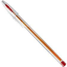 Caneta Esf C/tampa 0,8mm Fina Vermelha - Bic