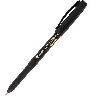 Caneta Esferografica 1,0mm Inox Preto - Pilot