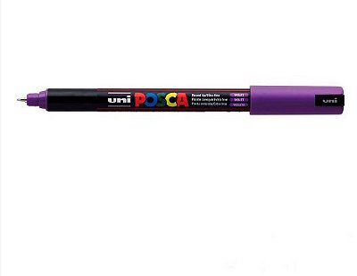 Caneta Pin Type 0,7mm Posca Violeta - Uni
