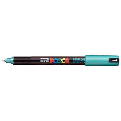 Caneta Pin Type 0,7mm Posca Verde Metalico - Uni