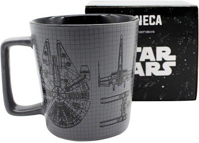 Caneca Buck 400ml Naves Star Wars - Zona