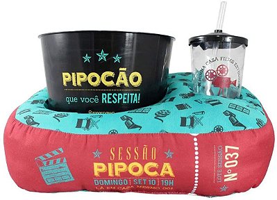 Kit Almofada Pipoca Fibra Individual Sessao - Zona