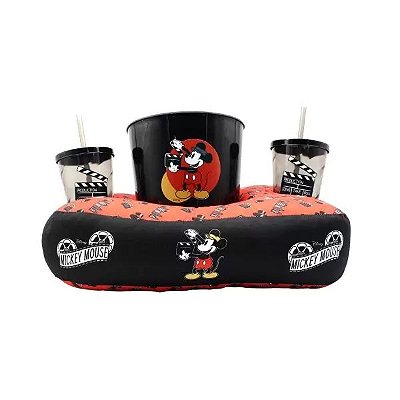 Kit Almofada Pipoca Fibra Mickey - Zona