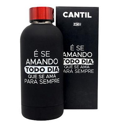 Cantil 400ml Max Mini Emborrachado Amando T - Zona