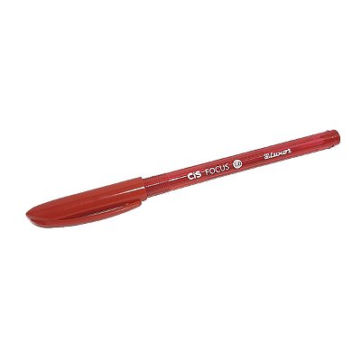 Caneta Esferografica 1,0mm Focus Vermelha - Cis