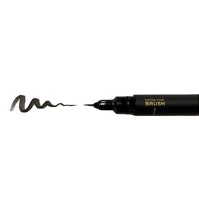 Caneta Pin Extra Fine Line Brush Preta - Uni