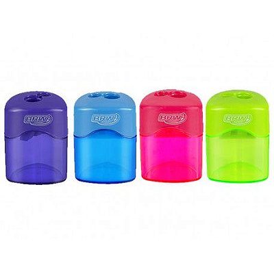 Apontador Triangular C/deposito Dp Neon - Brw