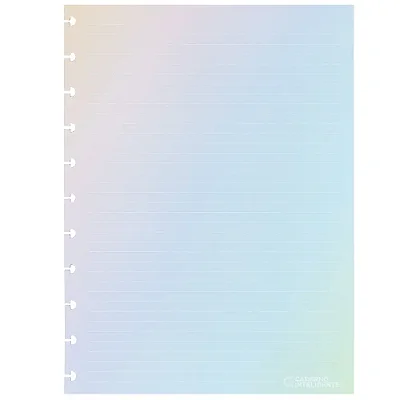 Refil Gd 120g Rainbow Pautado -caderno Inteligente