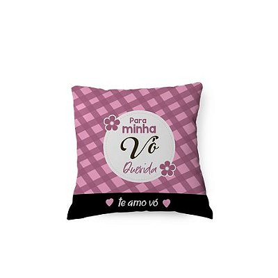 Almofada 30x30cm Para Minha Vo Querida - Sgift