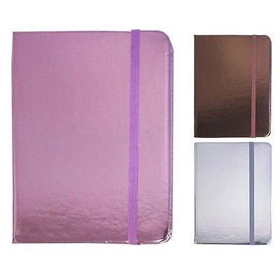 Caderno Anotacao Metalico Pequeno 80f - Wincy