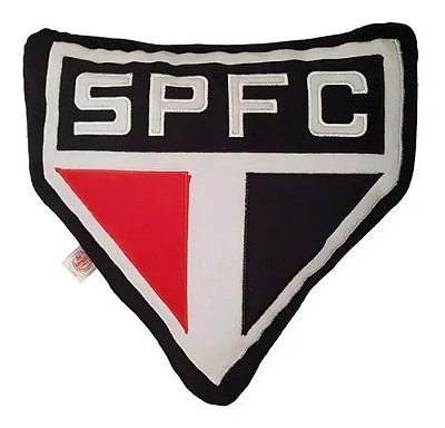 Almofada Pelucia Escudo Sao Paulo - Mileno