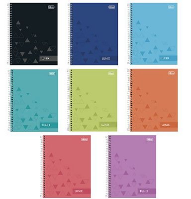 Caderno Esp Cd Coleg 1m 80f Lunix - Tilibra