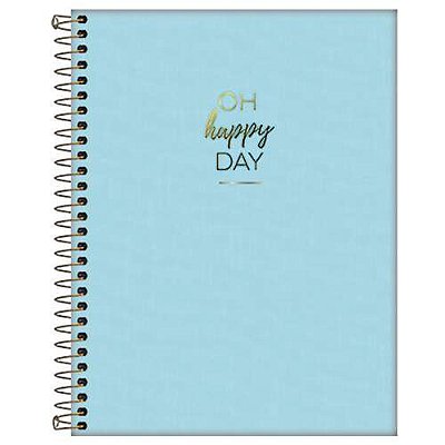 Caderno Esp Cp Coleg 10m 160f Happy Azul - Tilibra