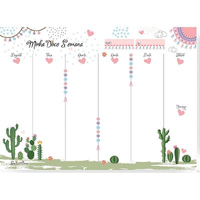 Planner Bloco 53f Permanente Sweet Care - Sd