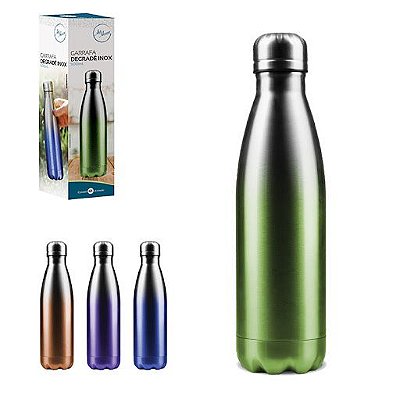Garrafa Inox 500ml Liso Sortido - Gdr