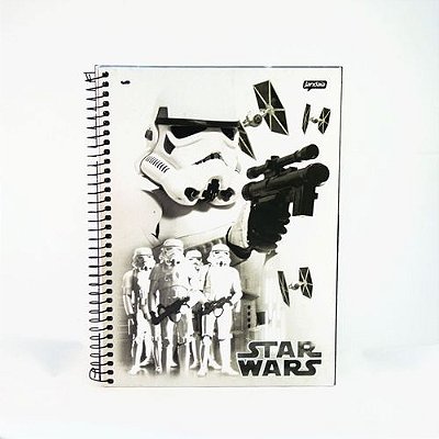 Caderno Esp Univ Cd 01m 96f Star Wars - Jandaia