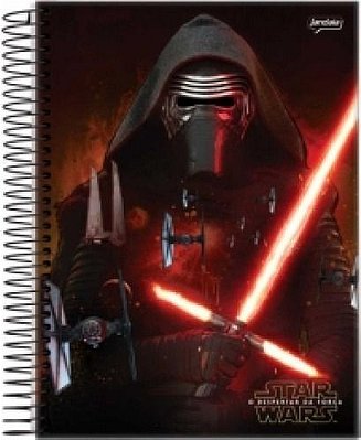 Caderno Esp Univ Cd 12m 240f Star Wars - Jandaia