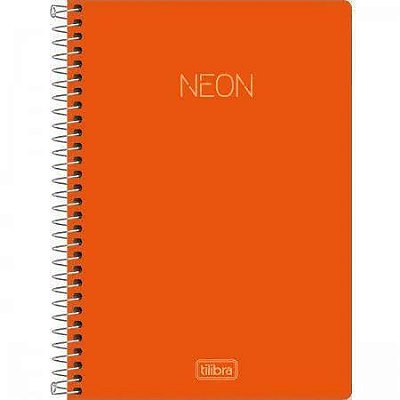 Caderno Esp Cp 1/4 80f Color S/p Neon Lar -tilibra