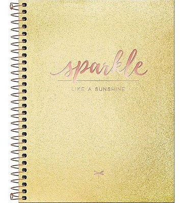 Caderno Esp Cd S/pauta 80f Fitto G Shine - Tilibra