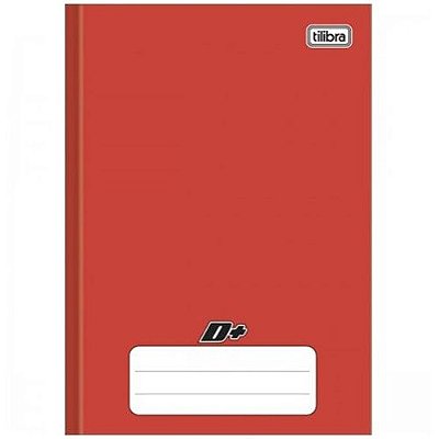 Caderno Broc Cd Univ 96f D+ Vermelho - Tilibra