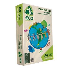 Papel A4 75g C/500f Eco Millennium - Jandainha