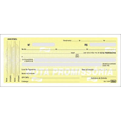 Bloco 50f Nota Promissoria Pequena - Bahia