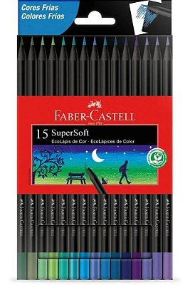 Ecolapis Cor Supersoft 15 Cores Frios - Faber