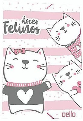 Pasta Aba Elastico Oficio Doces Felinos - Dello