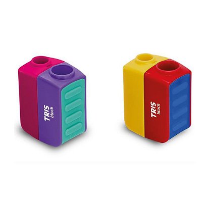 Apontador C/deposito Duplo Block - Tris