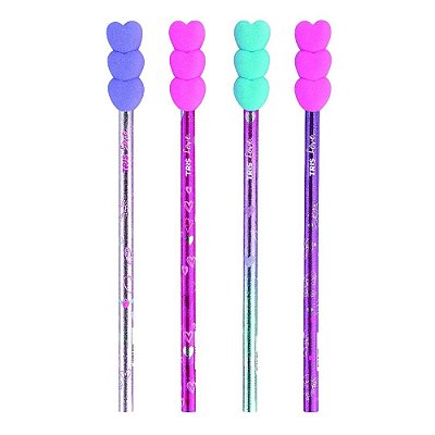 Lapis Preto C/borracha Love - Tris