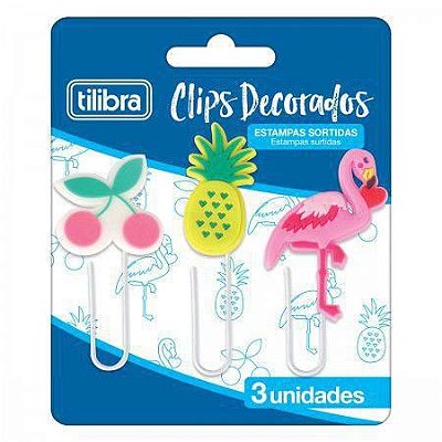 Clips C/3 Decorado - Tilibra