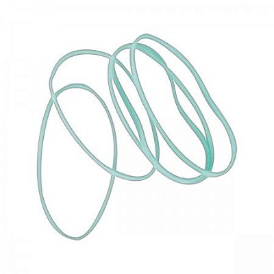 Elastico C/50 Colorido Aqua - Tilibra