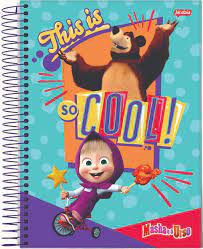 Caderno Esp Univ Cd 01m 80f Masha E Urso - Jandaia
