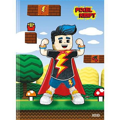 Caderno Broc Cd 1m 80f Pixel - Sd