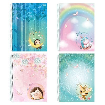 Caderno Esp Univ Cd 15m 240f So Cute - Sd
