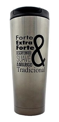 Copo 400ml Tumbler Tipos De Cafe - Zona