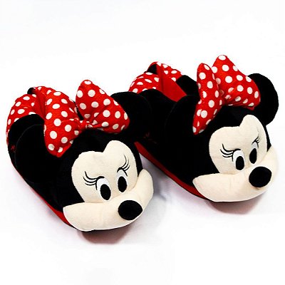 Pantufa Unissex Tam M 36/38 Minnie- Zona