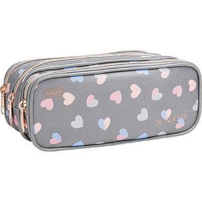 Estojo Duplo G Academie Coracao - Tilibra