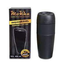 Copo Termico 450ml Inox Rub Preta - Mokha