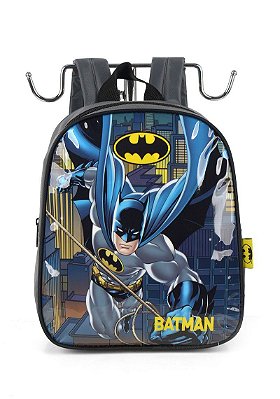 Mochila Costas Batman Cinza - Luxcel
