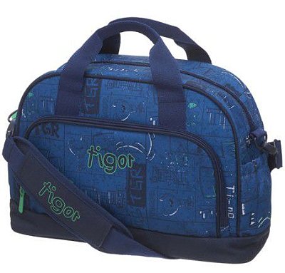 Mala Maternidade G Tigor Painting Azul - Pacific