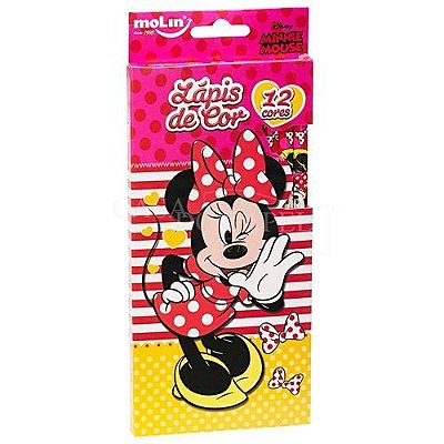 Lapis De Cor C/12 Minnie - Molin