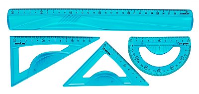 Conjunto Geometrico Flexivel Azul - Molin