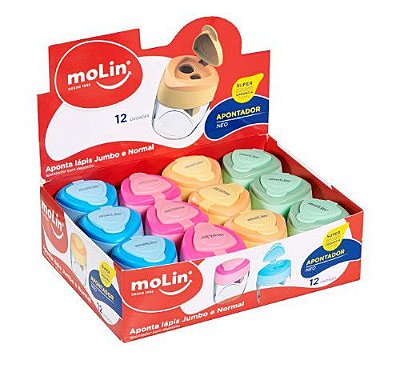 Apontador C/deposito Neo Sortido - Molin