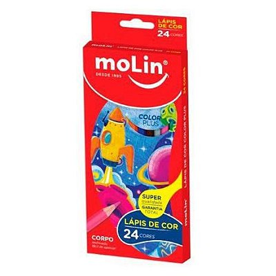 Lapis De Cor C/24 Color Plus - Molin